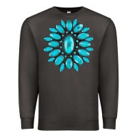 Smoke turqoise gemstone Premium Sweatshirt - AdoDesignShop