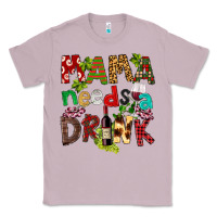 Lilac Mama Needs A Drink Classic Tee - FaDigitalArtStudio