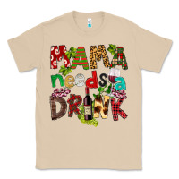 Mushroom Mama Needs A Drink Classic Tee - FaDigitalArtStudio