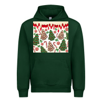 Forest Green christmas tree cakes Urban Hoodie - MaliasSmallBusiness