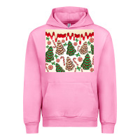 Fuchsia Pink christmas tree cakes Urban Hoodie - MaliasSmallBusiness
