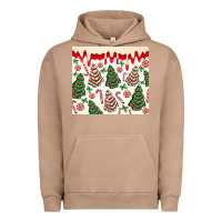 Pigment Burro christmas tree cakes Urban Hoodie - MaliasSmallBusiness