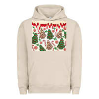 Pigment French Oak christmas tree cakes Urban Hoodie - MaliasSmallBusiness