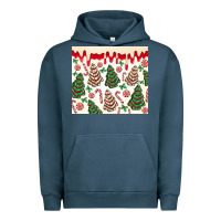 Pigment Midnight Navy christmas tree cakes Urban Hoodie - MaliasSmallBusiness