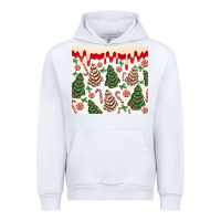 White christmas tree cakes Urban Hoodie - MaliasSmallBusiness