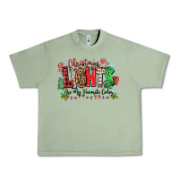 Christmas Lights Are My Favorite Color Urban Heavy Tee | Teevron