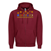 Burgundy usa mama libbey cup Zipper Hoodie - HRA Design Shop