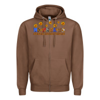 Chestnut usa mama libbey cup Zipper Hoodie - HRA Design Shop
