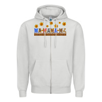 Dove Grey usa mama libbey cup Zipper Hoodie - HRA Design Shop