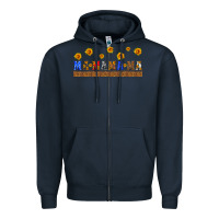 Navy usa mama libbey cup Zipper Hoodie - HRA Design Shop
