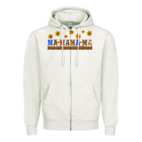 Oatmeal Heather usa mama libbey cup Zipper Hoodie - HRA Design Shop
