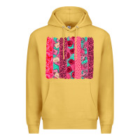 Antique Gold valentines day brushstroke Premium Hoodie - NancyCooperArtShop