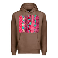 Chestnut valentines day brushstroke Premium Hoodie - NancyCooperArtShop