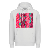 Dove Grey valentines day brushstroke Premium Hoodie - NancyCooperArtShop
