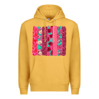 Mustard valentines day brushstroke Premium Hoodie - NancyCooperArtShop