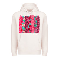 Pale Pink valentines day brushstroke Premium Hoodie - NancyCooperArtShop