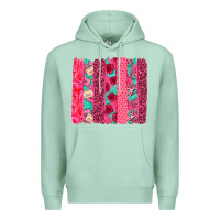 Seafoam valentines day brushstroke Premium Hoodie - NancyCooperArtShop