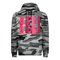 Slate Camo valentines day brushstroke Premium Hoodie - NancyCooperArtShop