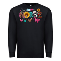 Black western nurse life Premium Sweatshirt - Artiststas