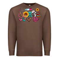 Chestnut western nurse life Premium Sweatshirt - Artiststas