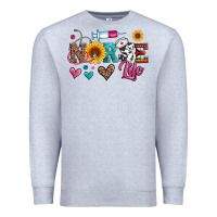 Heather Grey western nurse life Premium Sweatshirt - Artiststas
