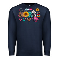 Navy western nurse life Premium Sweatshirt - Artiststas