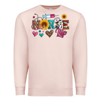 Pale Pink western nurse life Premium Sweatshirt - Artiststas