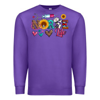 Purple western nurse life Premium Sweatshirt - Artiststas