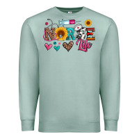 Seafoam western nurse life Premium Sweatshirt - Artiststas