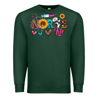 Sports Green western nurse life Premium Sweatshirt - Artiststas