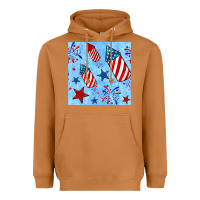 Meerkat 4th of july firecracker and star seamless  pattern Heavyweight Hoodie - BundleAndBundleShop