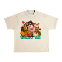 Sandshell Welcome fall pig Urban Heavy Tee - RanaPortraitStore
