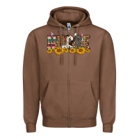 Chestnut nurse sunflower Zipper Hoodie - FaDigitalArtStudio