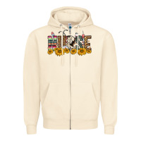 Sandshell nurse sunflower Zipper Hoodie - FaDigitalArtStudio