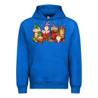 Cobalt Christmas gnomes coffee cups Urban Hoodie - MaliasSmallBusiness