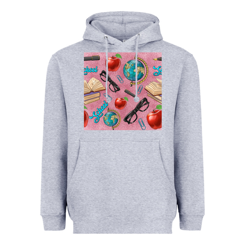 Teacher Seamless Pattern Heavyweight Hoodie by BundleAndBundleShop | Teevron