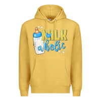 Antique Gold milkaholic boys Premium Hoodie - NancyCooperArtShop