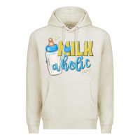 Oatmeal Heather milkaholic boys Premium Hoodie - NancyCooperArtShop
