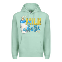 Seafoam milkaholic boys Premium Hoodie - NancyCooperArtShop