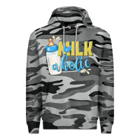 Slate Camo milkaholic boys Premium Hoodie - NancyCooperArtShop