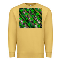 Antique Gold st patricks western brush strokes Premium Sweatshirt - Artiststas