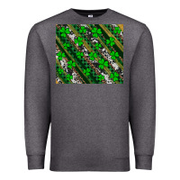 Charcoal Heather st patricks western brush strokes Premium Sweatshirt - Artiststas