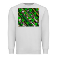 Dove Grey st patricks western brush strokes Premium Sweatshirt - Artiststas