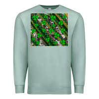 Seafoam st patricks western brush strokes Premium Sweatshirt - Artiststas