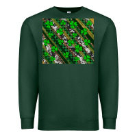 Sports Green st patricks western brush strokes Premium Sweatshirt - Artiststas