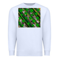 White st patricks western brush strokes Premium Sweatshirt - Artiststas