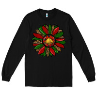 Black christmas sunflower Long Sleeve Tee - RanaPortraitStore