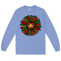 Colony Blue christmas sunflower Long Sleeve Tee - RanaPortraitStore