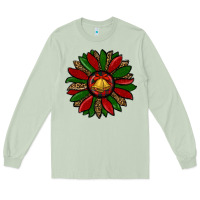 Matcha christmas sunflower Long Sleeve Tee - RanaPortraitStore