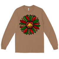 Toasted Coconut christmas sunflower Long Sleeve Tee - RanaPortraitStore